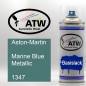 Preview: Aston-Martin, Marine Blue Metallic, 1347: 400ml Sprühdose, von ATW Autoteile West.